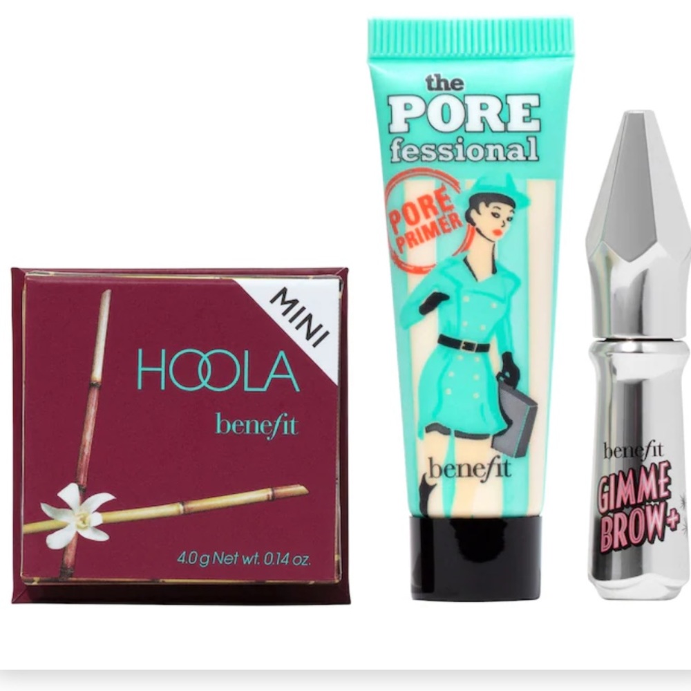 Benefit Beauty Bronzer, Brow And Primer Set